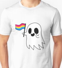 Pansexual Pride Ghost Unisex T-Shirt