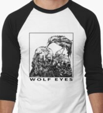 Wolf Eyes Burned Mind Men's Baseball ¾ T-Shirt