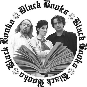 BLACK BOOKS - Manny, Fran & Bernard Spiral Notebook for Sale by