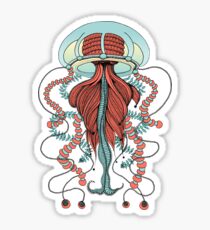Space Jellyfish (Dr Seuss Inspired) by K80designs Sticker