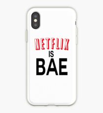 Vinilo o funda para iPhone Netflix es bae