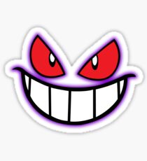 Gengar Monster Purple Pokeball Sticker