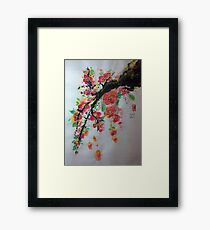 Reach Back Framed Print