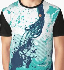 Tintenfisch-Spritzen Grafik T-Shirt
