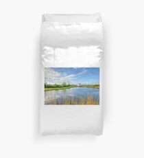 The Kelpies, Helix Park, Scotland Duvet Cover