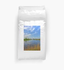 The Kelpies, Helix Park, Scotland Duvet Cover
