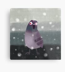 Angry Pigeon Metal Print