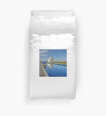 The Kelpies, Helix Park, Scotland Duvet Cover