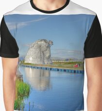 The Kelpies, Helix Park, Scotland Graphic T-Shirt
