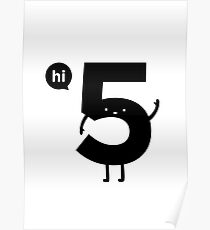 Hi 5 Poster