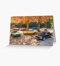 Autumn Muscle Greeting Card