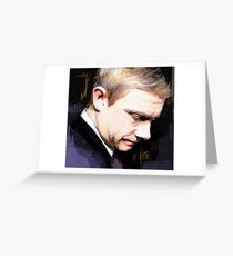 Martin Freeman Artwork Design 1 Greeting Card