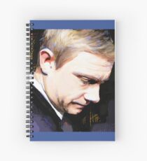 Martin Freeman Artwork Design 1 Spiral Notebook