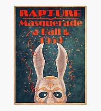 Lámina fotográfica Bioshock - baile de máscaras 1959