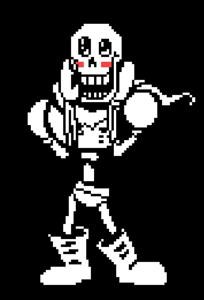 Undertale Kawaii Papyrus By Discordantly Redbubble