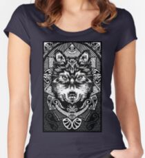 wolf Women's Fitted Scoop T-Shirt