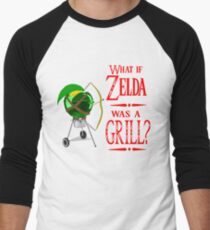 What if Zelda was a Grill? Men's Baseball ¾ T-Shirt