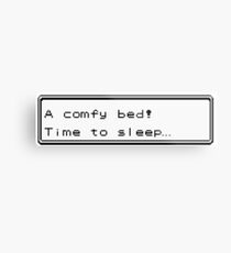 Pokemon Bed Metal Print