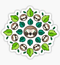 Mandala Sloth Sticker