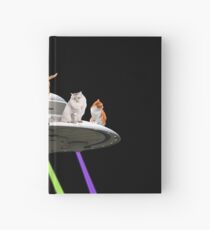 CAT INVADERS Hardcover Journal