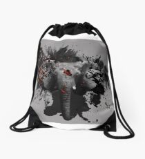 Ember Series Elephant Drawstring Bag