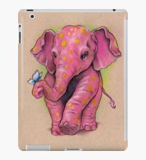 Pink Elephant (with golden spots) iPad Case/Skin