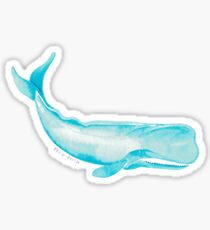 Blue Whale - Art By Kev G Sticker
