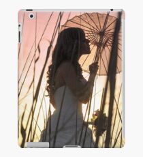 Bride at sunset iPad Case/Skin