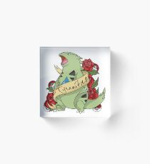 Tyranatar tattoo Acrylic Block