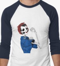Rosie: We Can Do It! Men's Baseball ¾ T-Shirt