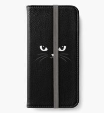 Cute Black Cat iPhone Wallet/Case/Skin