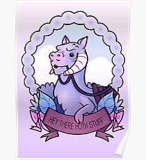 Hey There Hoth Stuff (Tauntaun) Poster