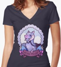 Hey There Hoth Stuff (Tauntaun) Women's Fitted V-Neck T-Shirt