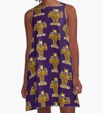 Glänzendes Bidoof ERWARTET! A-Linien Kleid