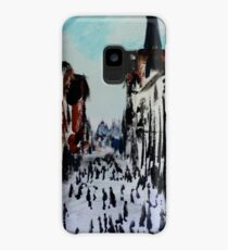 Chester Cityscape Urban Street Contemporary Acrylic Painting On Paper Case/Skin for Samsung Galaxy