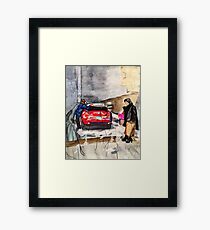 State alley Framed Print