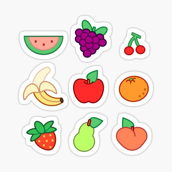  Fruit  Stickers  Redbubble