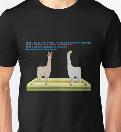 llamas with hats t shirt