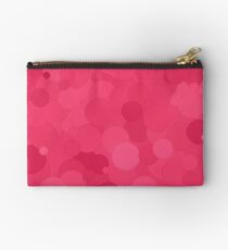 Honeysuckle Bubble Dot Color Accent Studio Pouch