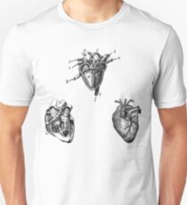 Vintage Heart Anatomy Unisex T-Shirt