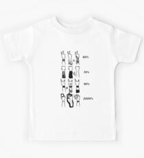 Music 60s 70s 80s 90s Kids Tee