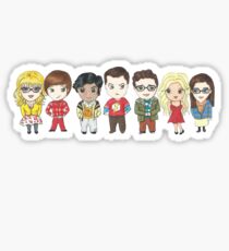 Sheldon and Friends Sticker