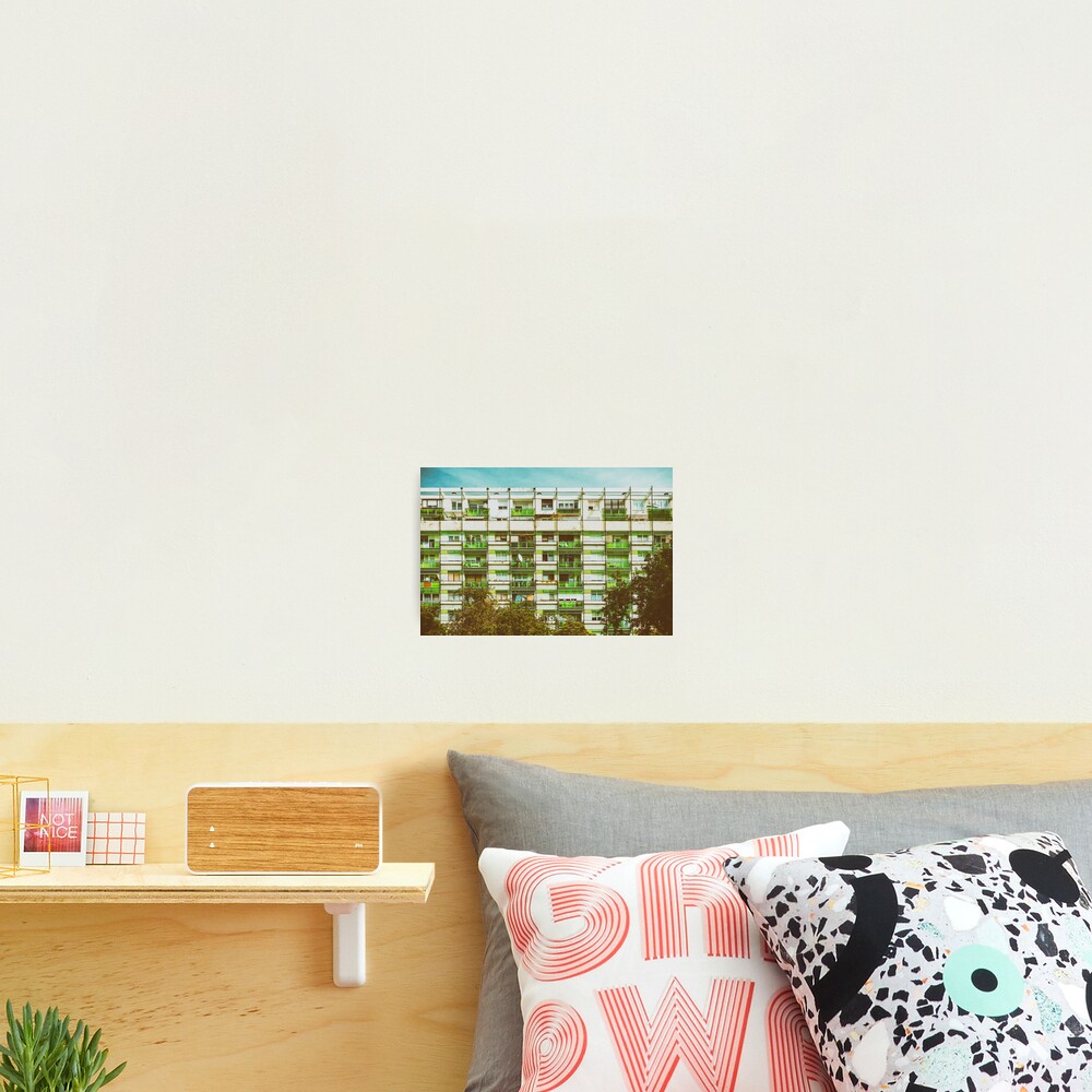 Communist Building Apartments Photographic Print