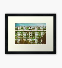 Communist Building Apartments Framed Print