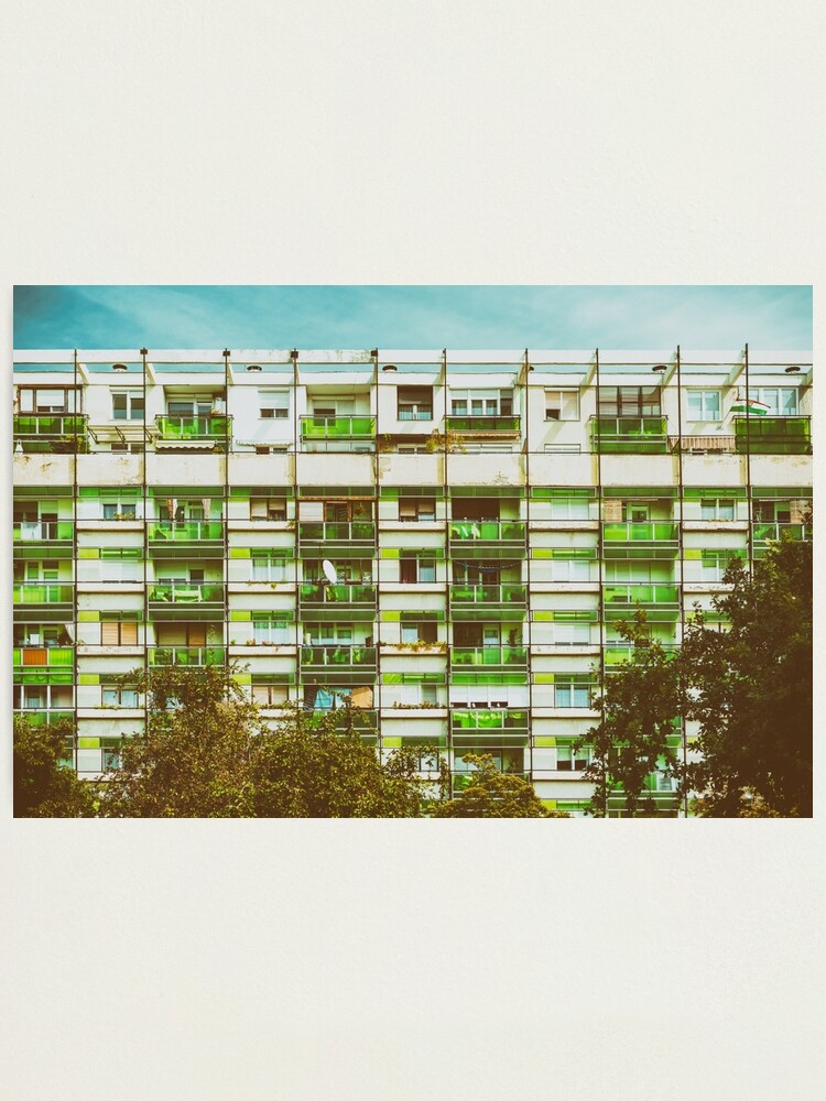 Alternate view of Communist Building Apartments Photographic Print