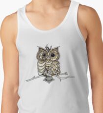 Steampunk Owl Men's Tank Top