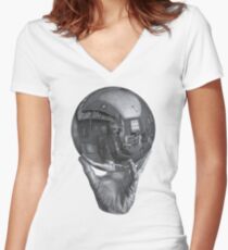 M.C. Escher Women's Fitted V-Neck T-Shirt