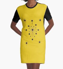 orbiting orbs Graphic T-Shirt Dress