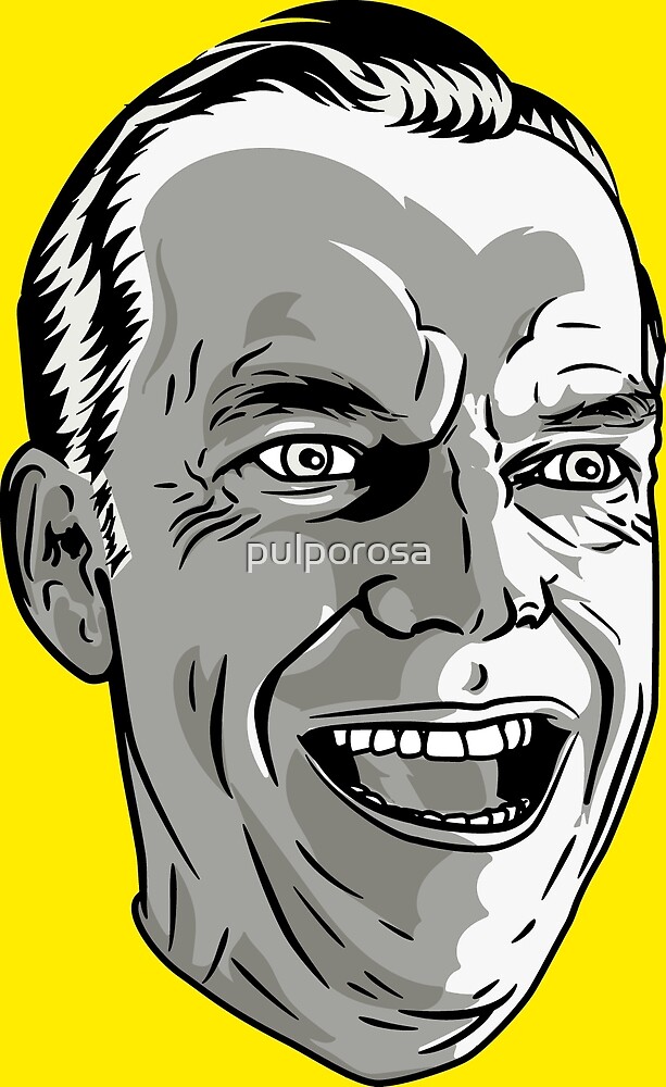 "Hugo Weaving evil laughter" by pulporosa Redbubble
