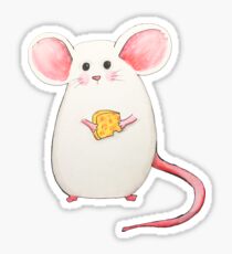 Mouse on Periwinkle Sticker